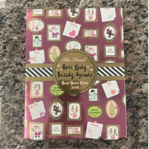 NIB RARE Limited Edition Too Faced Boss Lady Beauty Agenda Set Makeup Kit - Picture 9 of 16